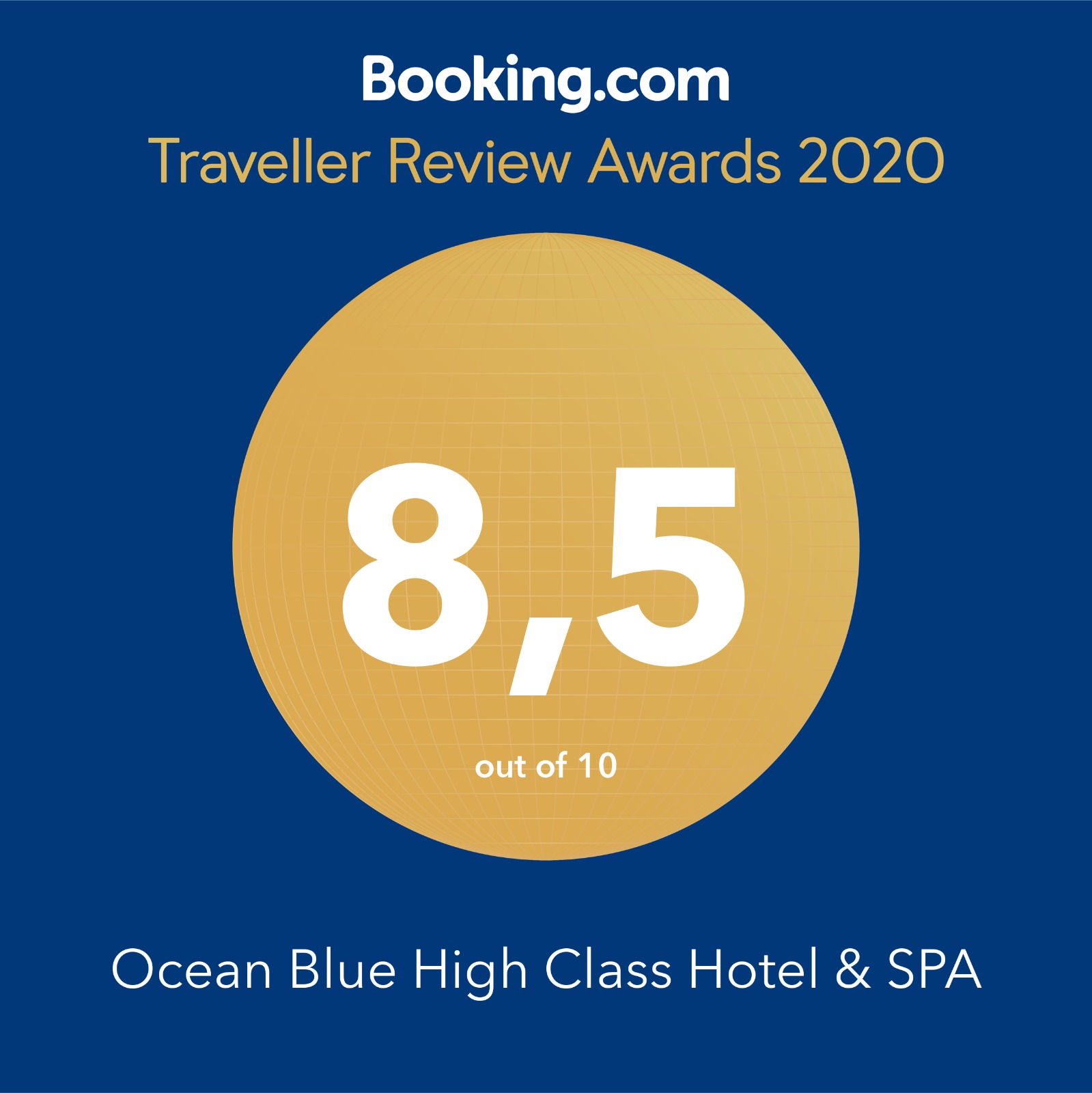Booking.com Misafir Değerlendirme Ödülü 2020