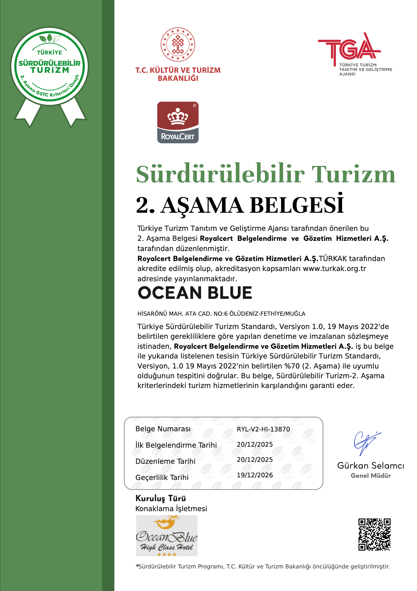 Ocean Blue Hotel